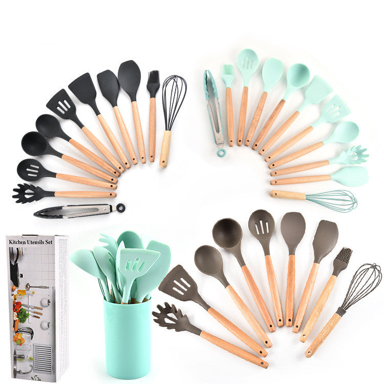 Silicone 11Pcs Kitchen Cooking Utensil Set