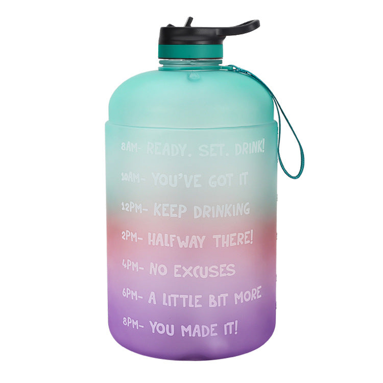 Gallon Water Bottle with Straw