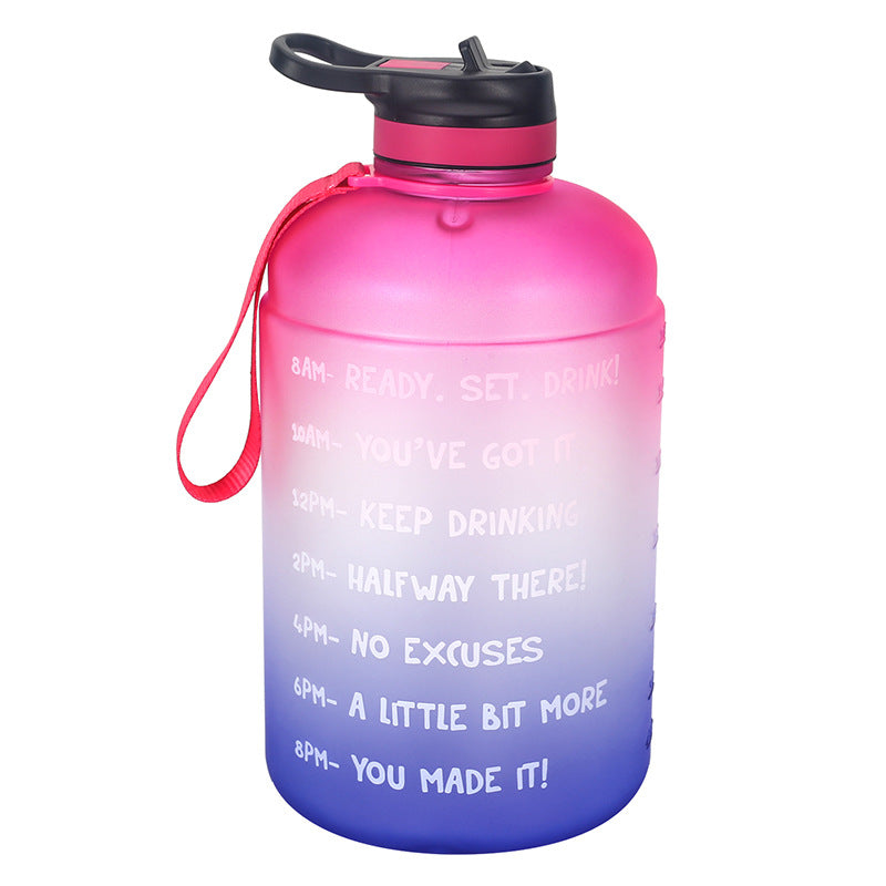 Gallon Water Bottle with Straw