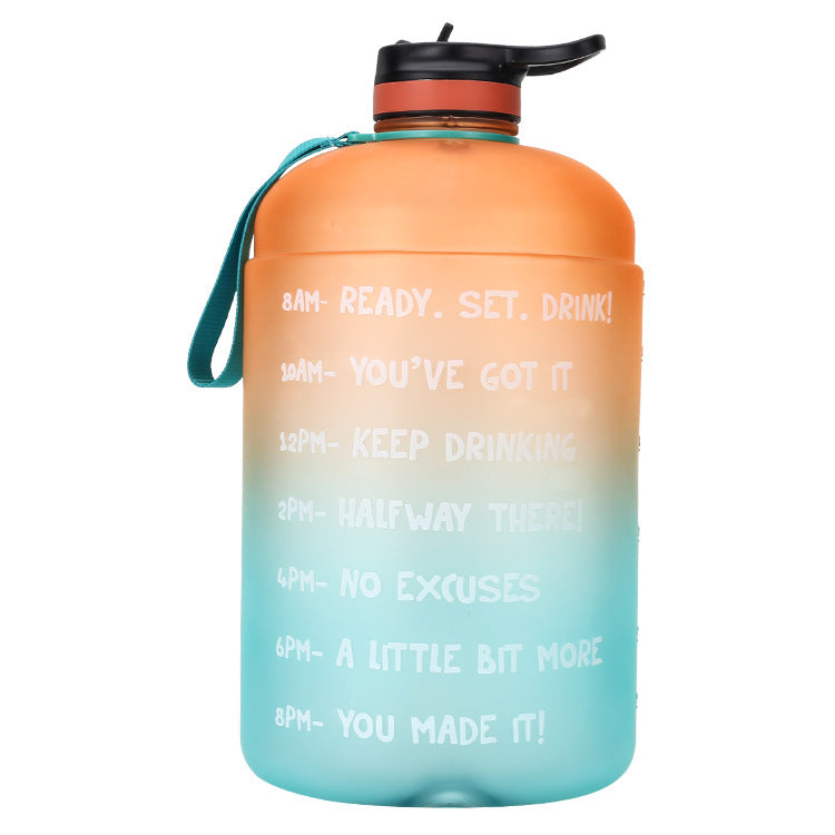 Gallon Water Bottle with Straw