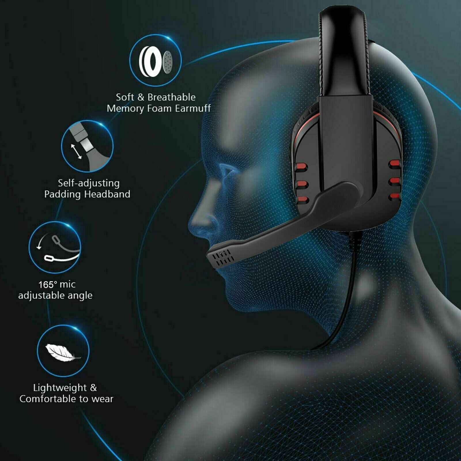 Pro Gamer Headset For PS4