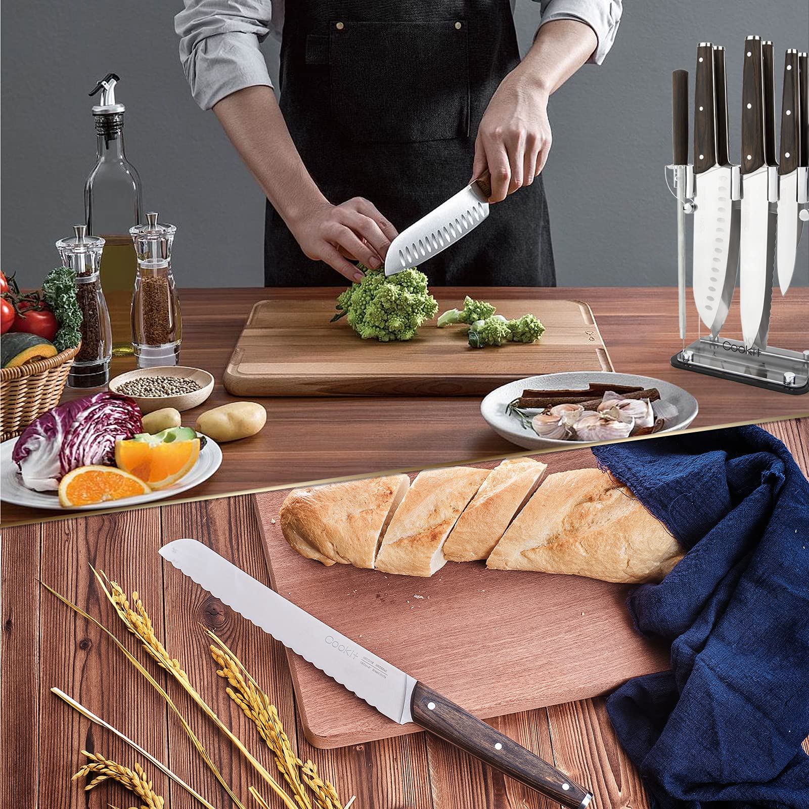 9-Piece Kitchen Knife Set